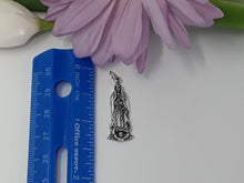 Load image into Gallery viewer, ps7165 - Small Sterling Silver Virgin Pendant (Right Charm)