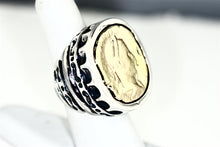 Load image into Gallery viewer, rb5102 - 14K Cast Of Roman Coin Sterling Silver Coliseum Sides And Top