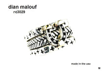 Load image into Gallery viewer, rc3029 - 3 Piece Sterling Silver Horseshoe Stack Set 3 With 14k Gold Detail