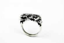 Load image into Gallery viewer, rs5079 - Sterling Silver Multi Longhorn Stack Ring