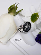 Load image into Gallery viewer, rs7370 - Sterling Silver Horn Toad Ring With Xx Sides