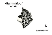 Load image into Gallery viewer, rs7561 - Large Sterling Silver Mission Ring