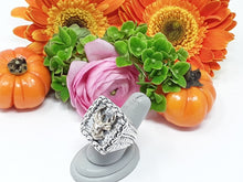 Load image into Gallery viewer, rc7371 - 14K Deer Head Large On Sterling Silver Fern Shank, Sterling Braid