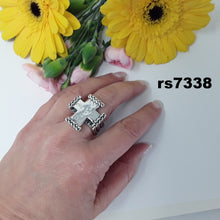 Load image into Gallery viewer, rs7338 sterling silver cross with braid
