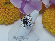 Load image into Gallery viewer, rs7345 - Crator Cross Top Ring Cross Stone