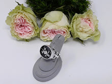 Load image into Gallery viewer, rs7370 - Sterling Silver Horn Toad Ring With Xx Sides