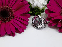 Load image into Gallery viewer, rs7624 - Sterling Silver Saint Ring (Saint With Bishop's Staff)
