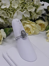 Load image into Gallery viewer, rs7733 - Sterling Silver Virgin De Guadalupe Charm Ring Small With Beaded Band