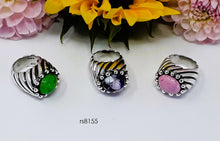 Load image into Gallery viewer, rs8155 - Ribbons with stone and beads around top