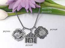 Load image into Gallery viewer, ps7100 - Sterling Silver Mission with Smooth Edges (Left Charm)
