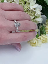 Load image into Gallery viewer, rs7733 - Sterling Silver Virgin De Guadalupe Charm Ring Small With Beaded Band
